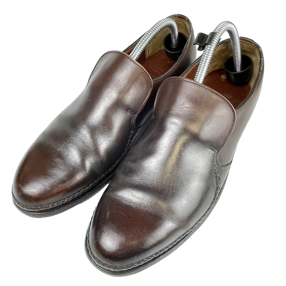 Pre-Prada Church's Shoes Men US 8 F Brown Leather Calf Hand Sewn Made in Canada